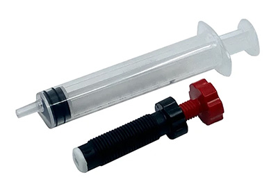 CobraXpro&nbsp;K4208-1, tryk-og vakuumstempel med tilhørende sprøjte